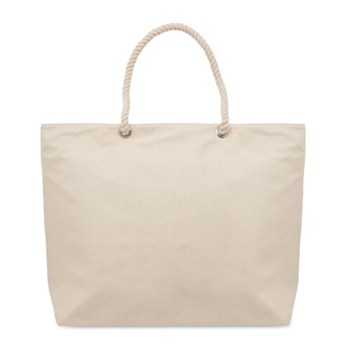 HAEVEN Strandkoeltas van katoen beige