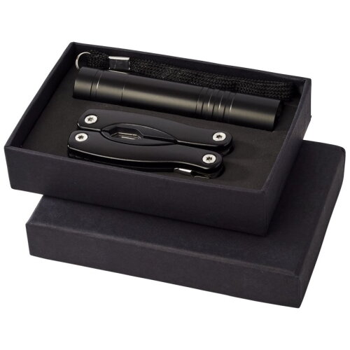 Scout multifunctioneel mes en zaklamp in geschenkverpakking