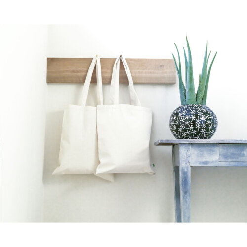 Ecru Organic Katoenen Shopper tas bedrukken