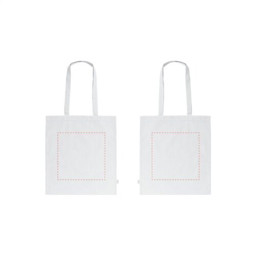 Ecru Organic Katoenen Shopper 140 g/m² tas bedrukken