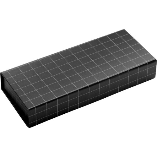 Metalen balpen Malika zwart/zilver