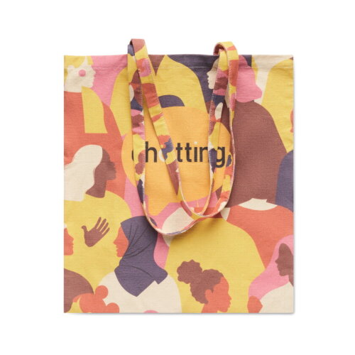 Katoenen draagtas met lange hengsels (38x42cm)