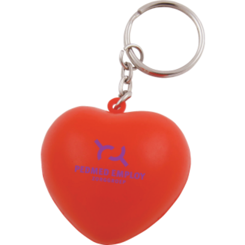 Sleutelhanger stresshartje bedrukken bedrukken