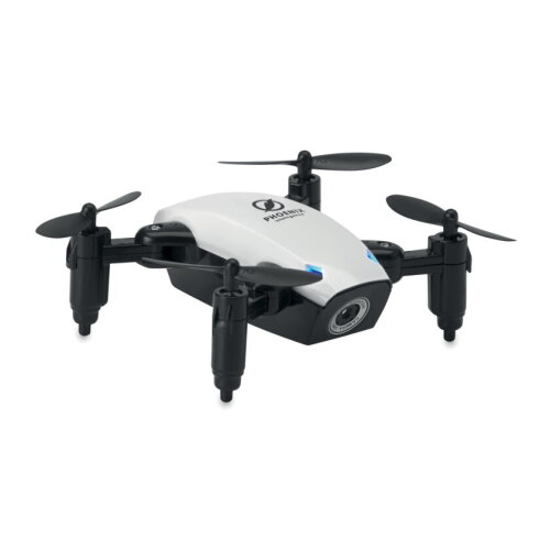 DRONIE Opvouwbare drone wit bedrukken