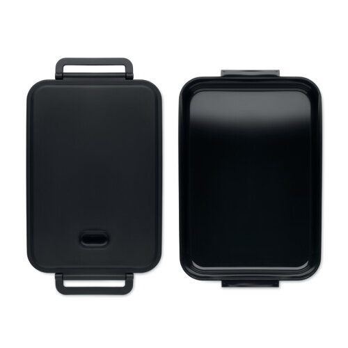 INDUSMAX Gerecyclede PP lunchbox 2200ml Zwart