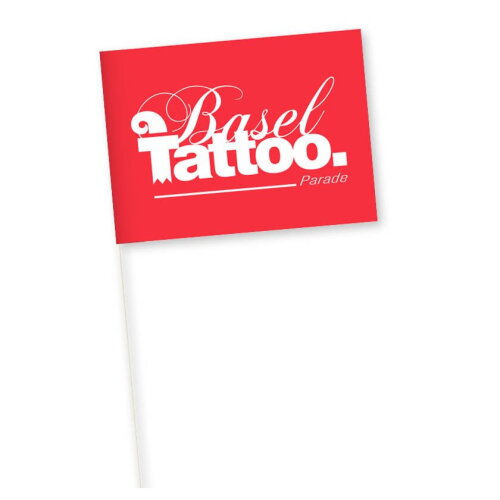 Papieren vlaggetje 21 x 31 cm, 150 g/m2