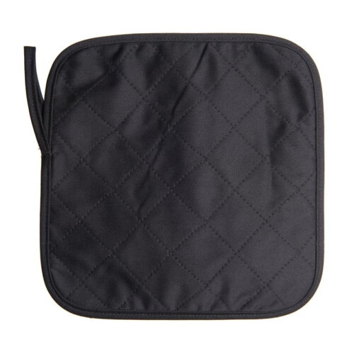 Pannenlap 23*23cm Zwart acc. Zwart bedrukken bedrukken