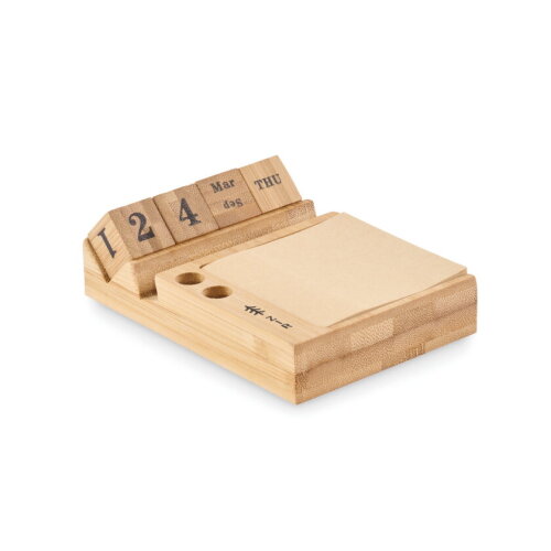 BOOTOP Bamboe bureaukalender Hout