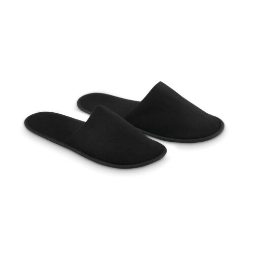 FLIP FLAP Hotelslippers in pouch zwart