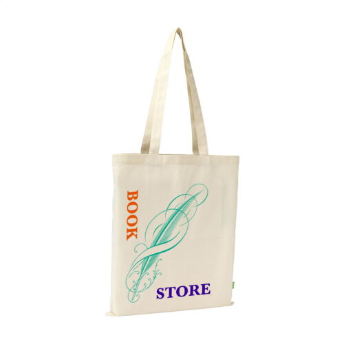 Ecru Organic Katoenen Shopper tas bedrukken