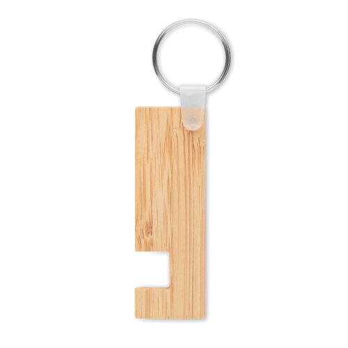 MABEL Bamboe houder en sleutelhanger hout