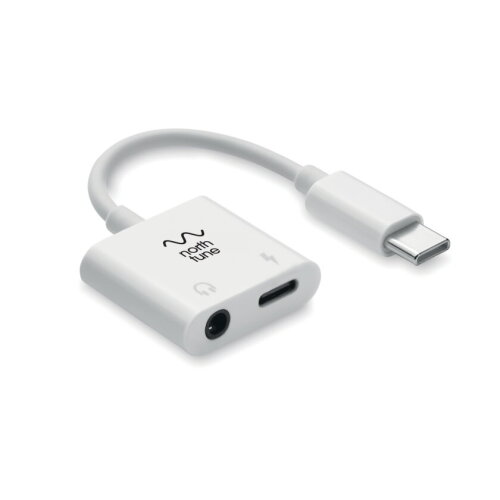 KOENET ABS-aansluiting audiosplitter type Wit