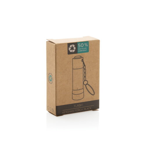 Flash RCS gerecycled aluminium sleutelhanger zaklamp