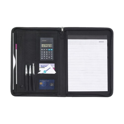 Microvezel documentenmap Rianna zwart