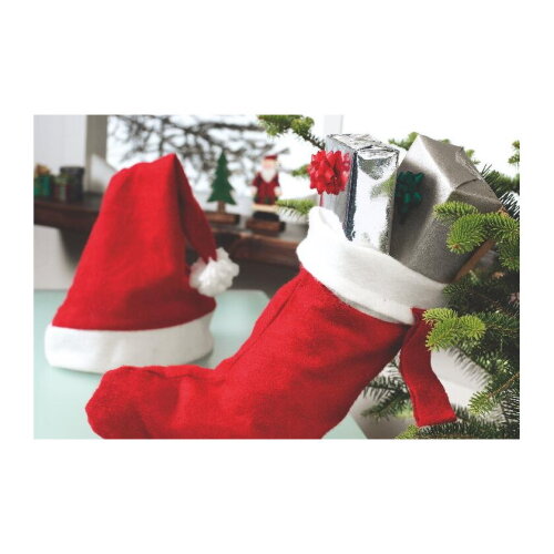 BONO Kerstmuts rood bedrukken