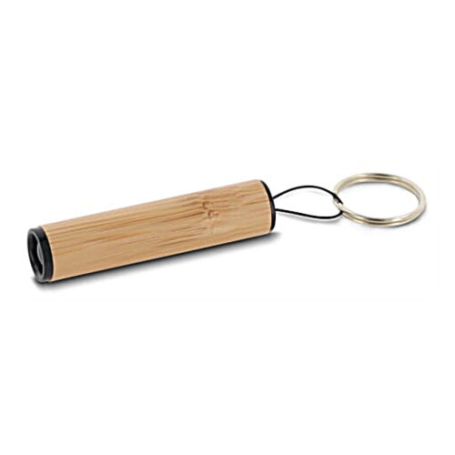Zaklamp sleutelhanger bamboe