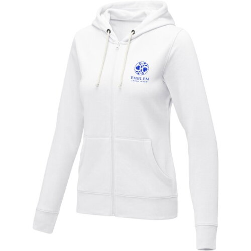 Theron dames hoodie met ritssluiting