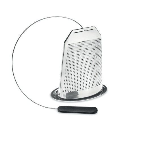 TEAFUSER Thee-ei in roestvrij staal Zwart