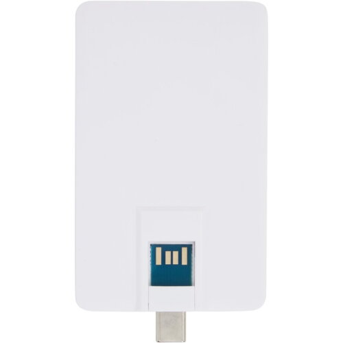 Duo slim USB station van 64 GB met Type-C en USB-A 3.0