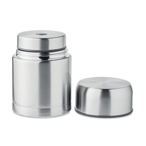 DEBAJO Dubbelwandige voedselcontainer mat zilver