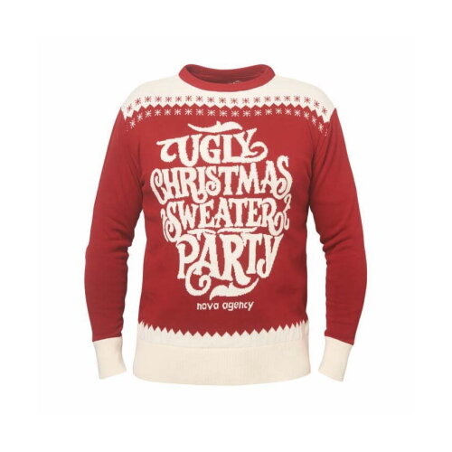 Gepersonaliseerde kersttrui van acryl XS