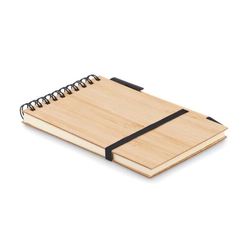 SONIDO A6 bamboe notitieblok set zwart