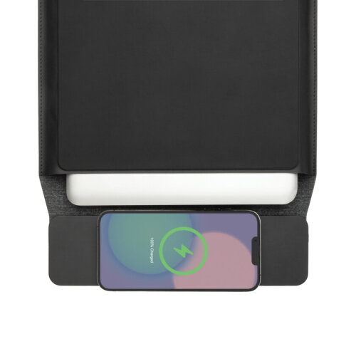 Swiss Peak 14-15,6 inch laptopsleeve met 15W magn. opladen