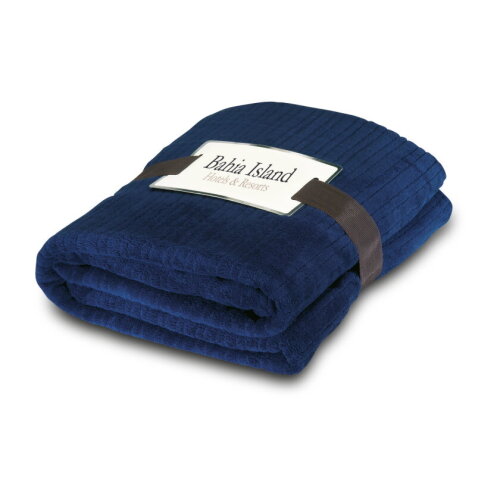 Fleece deken 240 gr/m2 blauw bedrukken