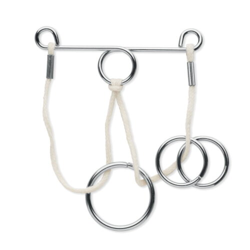 CONNECTION Set van 2 metalen breinbrekers zilver