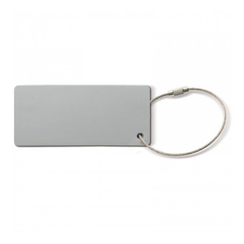 Alu bagagelabel rechthoek bedrukken bedrukken