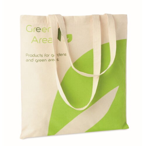 Katoenen draagtas met lange hengsels (38x42cm)