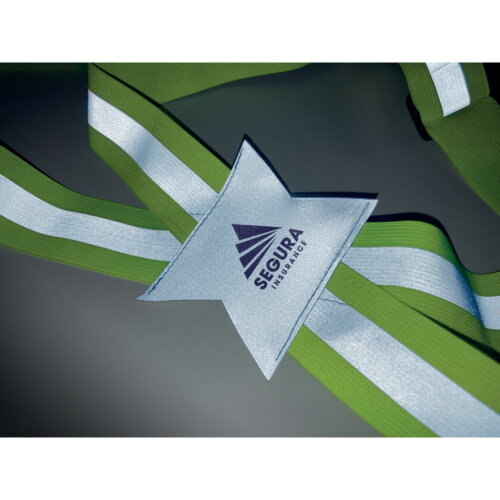 REFLEX Reflecterende draagriem neon groen