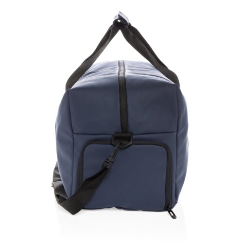 Smooth PU weekendtas PVC-vrij, donkerblauw