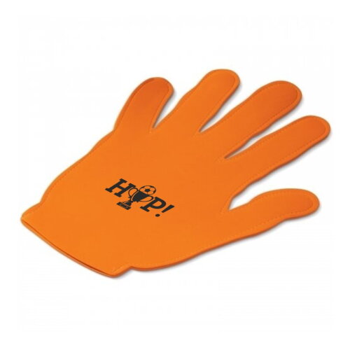 Oranje evenementenhand groot