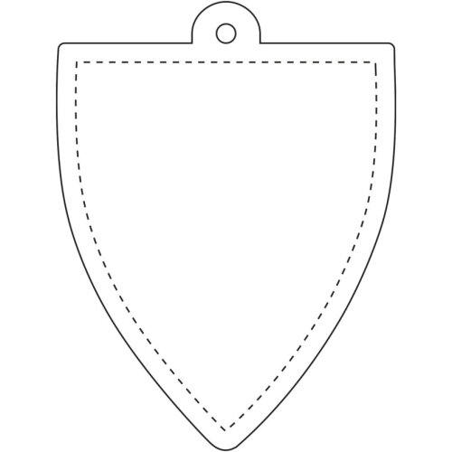 RFX&trade; reflecterende pvc hanger met badge