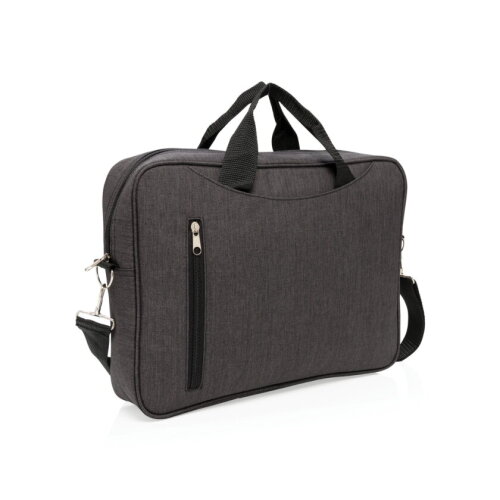 Basic 15" laptop tas, zwart bedrukken