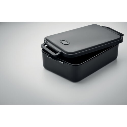 INDUSMAX Gerecyclede PP lunchbox 2200ml Zwart