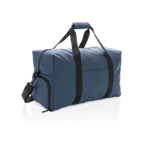 Smooth PU weekendtas PVC-vrij, donkerblauw