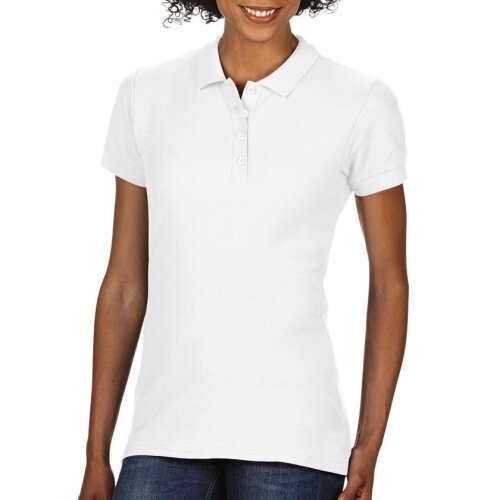 Softstyle&reg; Ladies Double Pique Polo