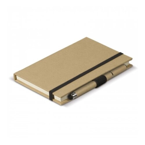 Kartonnen notitieboek A6 + pen bedrukken bedrukken