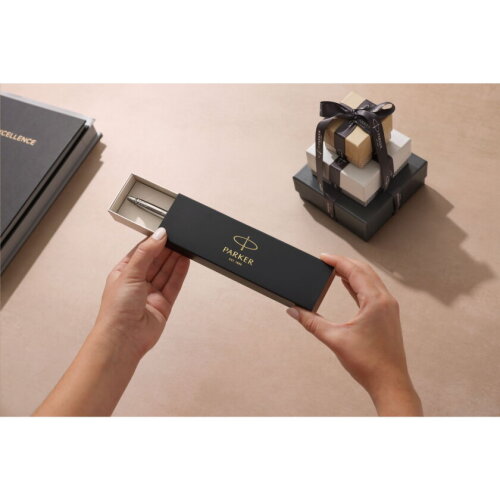 Parker Jotter gerecyclede RVS Balpen - blauwe inkt