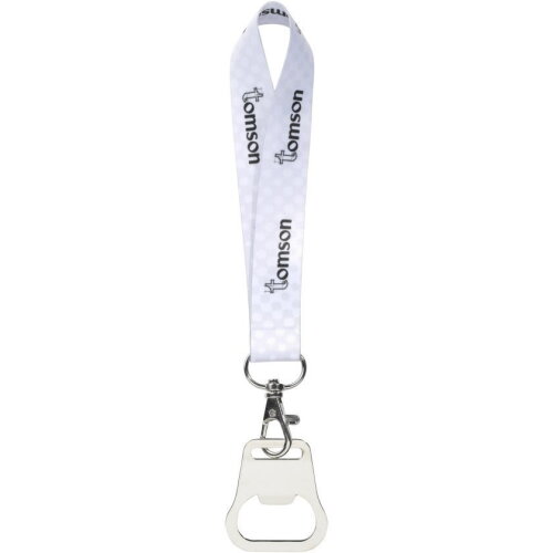 Mini lanyard met 2 zijde sublimatie voorzien van haak