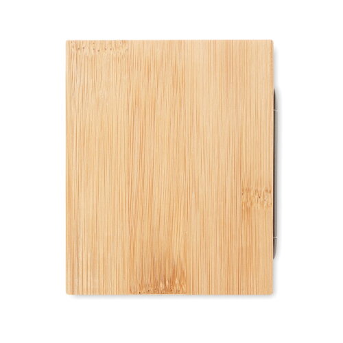 MANNELA Bamboe pennenbak met LCD klok hout