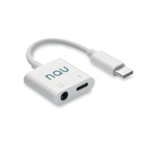 KOENET ABS-aansluiting audiosplitter type Wit