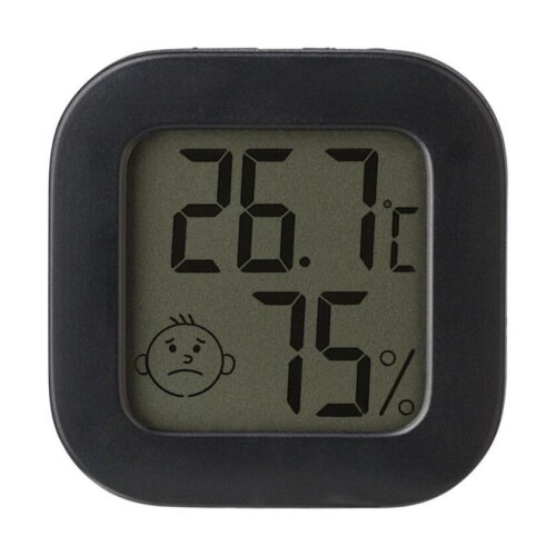 ABS kleine hygrometer Kinsley zwart