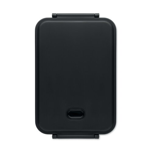 INDUSMAX Gerecyclede PP lunchbox 2200ml Zwart