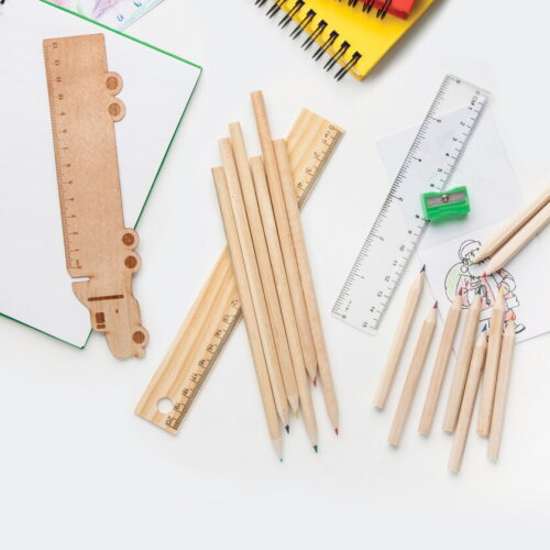 Houten liniaal Tunes vrachtwagen