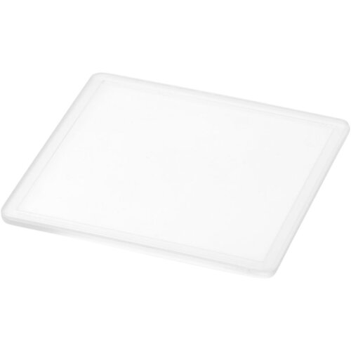Ellison vierkante kunststof onderzetter met papieren inlay
