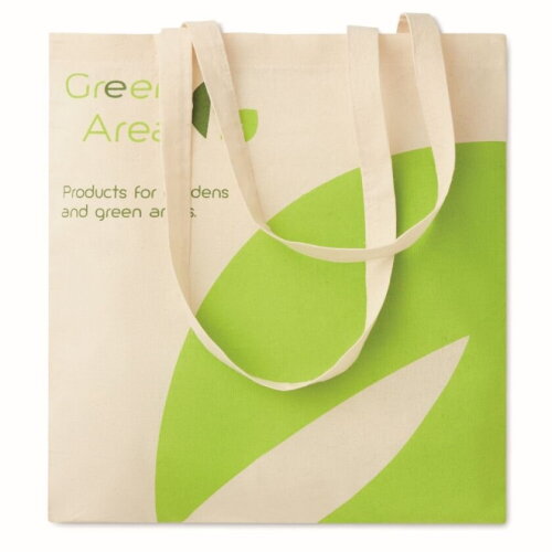 Katoenen draagtas met lange hengsels (38x42cm)