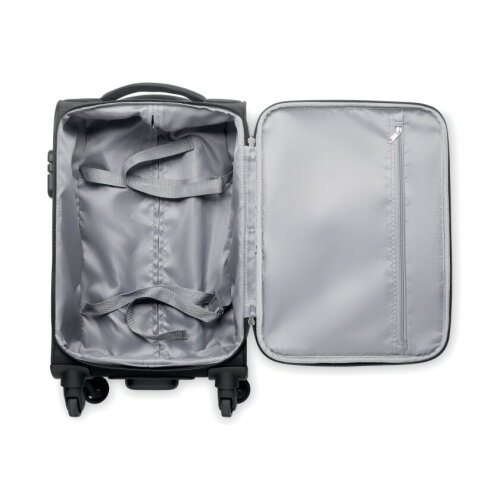 VIAXAR 600D RPET Zachte trolley zwart